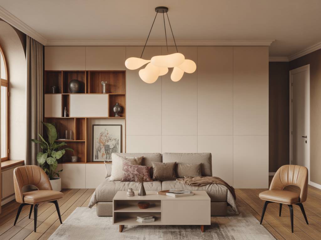 Tendances 2024 pour intégrer un luminaire salon dans une déco contemporaine