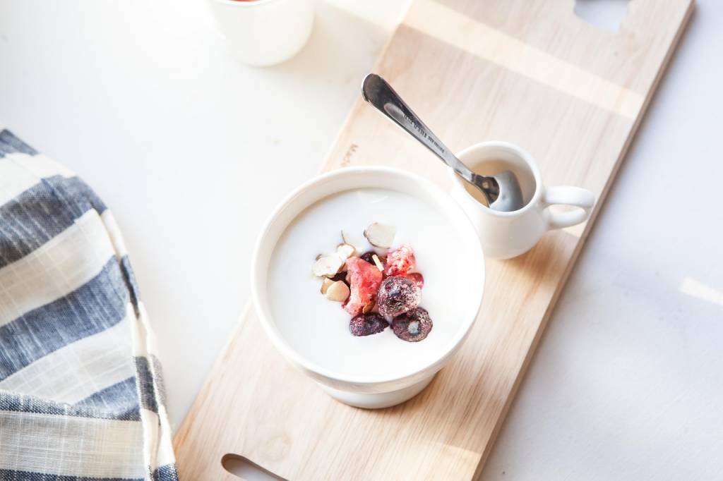 Parfum vanille et lait de chèvre : un yaourt délicatement parfumé