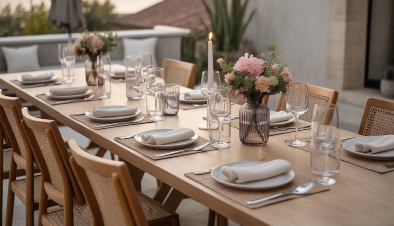 10 idées de tables d’été chic et faciles à composer pour un dîner convivial en extérieur