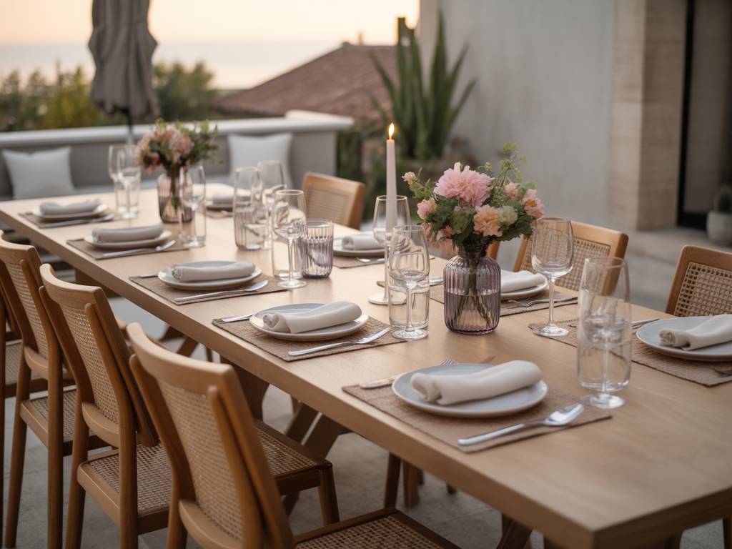 10 idées de tables d’été chic et faciles à composer pour un dîner convivial en extérieur